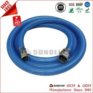 [Hot Item] Cheap PVC Agricultural Clear Spiral Reinforced Sewage Water Suction Pipe Price