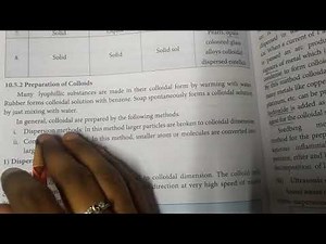 Preparation of colloids... 12th chemistry... Surface chemistry in தமிழ்... 🙂
