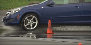 Local group teaches young adults safe driving skills at Portland Raceway