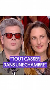 103K views · 560 reactions | Benjamin Biolay et Camille Cottin ont-ils déjà tout casser dans une chambre comme dans le film "“Quelques jours pas plus” ️ | Quotidien avec Yann Barthès | Facebook