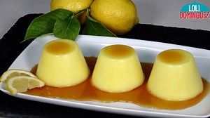 FLAN DE LIMÓN SIN HORNO, SIN HUEVO, SIN GELATINA