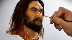 2.8K views · 33 reactions | O Steven Richter fez um escultura identica do Jason Momoa em Aquaman. Canal dele: youtube.com/Steven Richter #Barbaro | A Taverna | Facebook