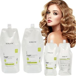 [Hot Item] Professional Moisture Texture Curl Hot Perm Liquid Glossy Keratin Wave Perming Cream Digital Perm Lotions 1000ml*2