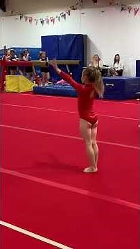 Gymnastics kids floor routine