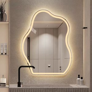 [Hot Item] Girls Bathroom Mirror Makeup Smart Anti-Fog/Anti-Rust/Waterproof Mirror