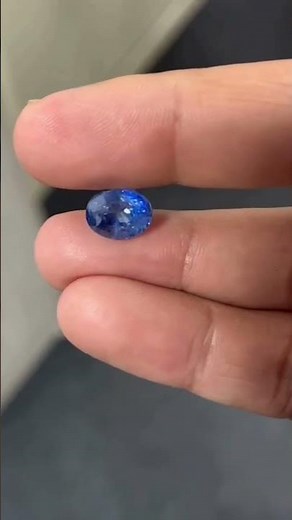 Amazing blue sapphire short video