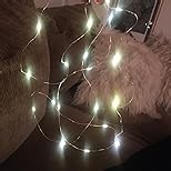SmilingTown Fairy Lights Battery Operated Starry Firefly Silvery Wire String Lights 15 Pack 7.2ft 20 LED Jar Table Centerpiece for Wedding Christmas Halloween Party Decoration (Cool White)