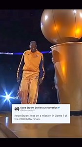 Mamba took the 2008 Finals loss personally. 😤 In Game 1 of the 2009 #NBAFinals: 40 points, 8 rebounds, 8 assists, 2 blocks, 2 steals. #MambaForever🐍 #LakersChampionship #2000sNBA #TheBlackMamba #KobeGoat | KB Motivation Stories