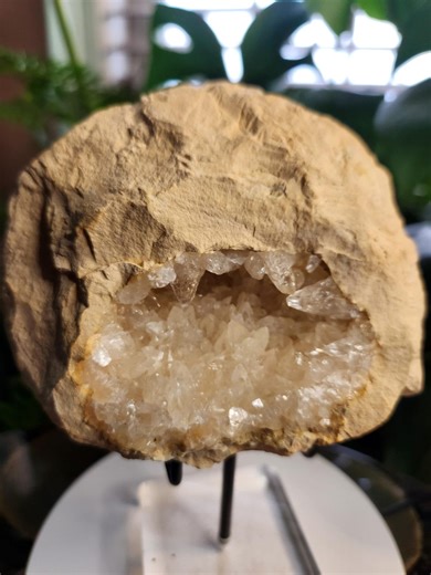 Natural Moroccan Quartz Geode – Crystal-filled Geode From Morocco - Etsy