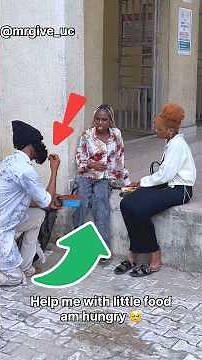 Social experiment that will blow your mind and teach you a lesson 🥹 #homeless #viral