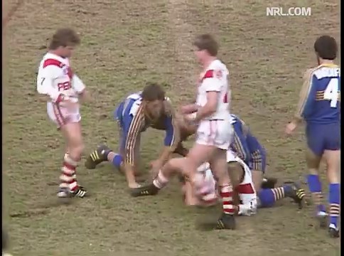 St George v Parramatta 1984 Major Preliminary Semi Classic Match | Retro Rugby League videos