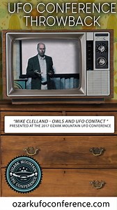 This weeks Throwback features Mike Clelland. He explains his collection of first-hand accounts in which owls manifest in the highly-charged moments that surround alien contact. Watch the full video here: https://youtu.be/uVRXTlP4CYQ #OzarkMountainPublishing #UFOs #OzarkMountainUFOconference2024 #UFOconference #MikeClelland #OwlsAndUFOContact | Ozark Mountain Publishing, Inc. Founded By Dolores Cannon