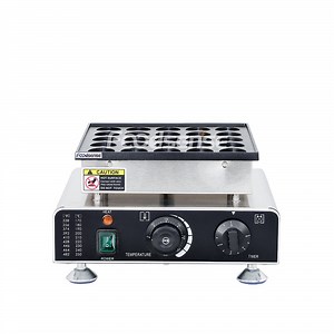 [Hot Item] Commercial Electric Dorayaki Muffin Bake Machine 25PCS Grill Dutch Mini Heart Shaped Pancake Maker Non-Stick Surface