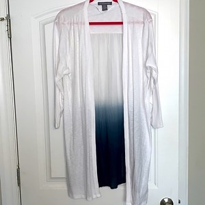 Easy breezy Shawl -dip dye back!