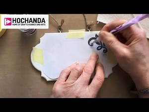Art Tutorials with Pentart and Julia Watts at Hochanda - The Home of Crafts, Hobbies and Art!