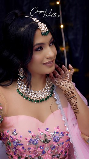 #mehandireels #weddingreels | Crimson Wedding