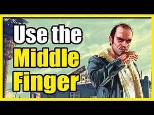 How to use middle finger in GTA 5 Online & Point (Easy Tutorial)