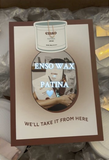 @Enso Wax NEWEST soft wax - Patina🩵🗽 Use code “serenityskinwaxstudio” to get 10% off your first order! This is the BEST soft wax.