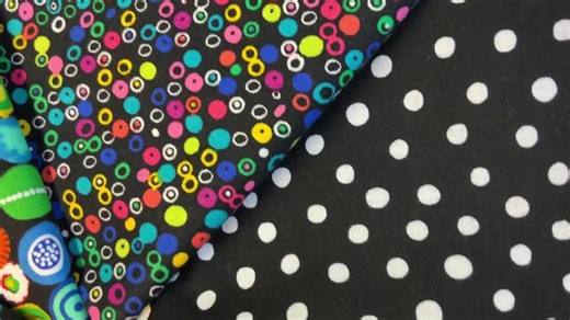 Bright on Black Curated Fat Quarter Bundle - 7 Count - Etsy