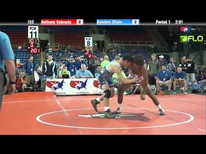 Junior 152 - Anthony Valencia (California) vs. Dominic Vitale (Pennsylvania)