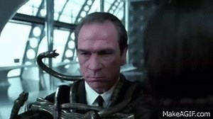 Men In Black 2-Serleena Licking Kay in the ear Clip on Make a GIF