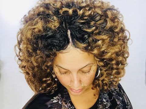 HOW TO Crochet Weave NO BRAIDS (Rubber Band Method)