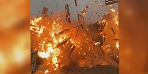 CAUGHT ON VIDEO: Homecoming bonfire explodes in Florida