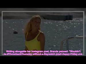 Brande Roderick hailed ‘hottie’ as she shows curves in old Baywatch swimsuit