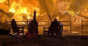 Overnight fire destroys historic Lutsen Lodge resort