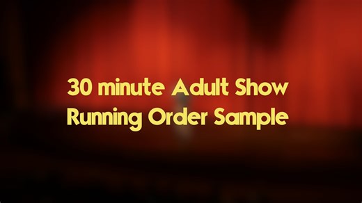 Alex Clark Visual Preview - 30 minute Adult Show