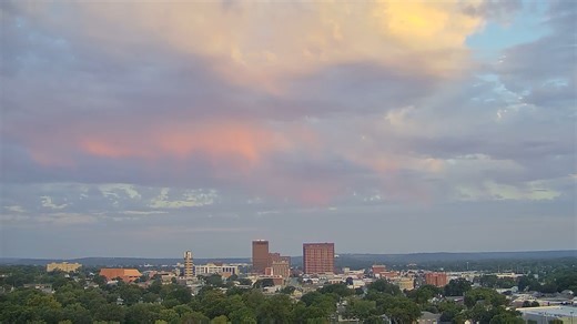 Before the heat and humidity took over, some clouds and even a few small showers zipped by our camera in Bartlesville this morning! | Meteorologist Stephen Nehrenz