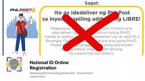 PhilSys national ID registration is free, and social media accounts charging fees are scamming you | Coconuts