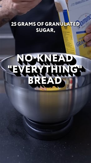 Homemade Everything Bagel Bread for Beginners #bread #food #cooking #baking #recipe #chef #recipe #fyp | Babish Culinary Universe