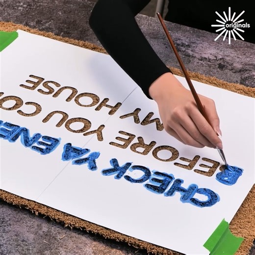 36K views · 23 reactions | DIY customized doormats!  | MetDaan Creative | Facebook