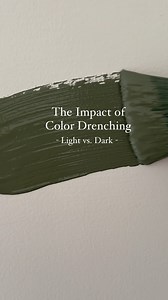 Seeing is believing 🏡✨ Color drenching with a light paint color creates an airy, expansive space that feels dramatic but not overly bold. 😍 This timeless look is perfect for dining rooms, living spaces, and home offices. Using a dark paint color makes a statement, raises the ceiling, and provides a moody vibe that is ideal for bedrooms and bathrooms - spaces where you want to unwind and linger longer. 🕯️ Whether you use a neutral or bold color, light or dark hue, color drenching packs a punch