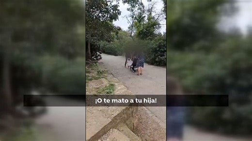 Un testigo de las agresiones de Montjuic: "De la nada vino y le pegó, también al bebé"