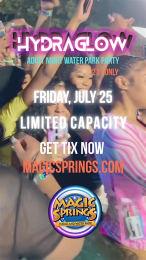 Get your tickets now to the Adults 21+ ONLY Water Park Party– July 25th. Limited Capacity! | Magic Springs Theme and Water Park | Facebook