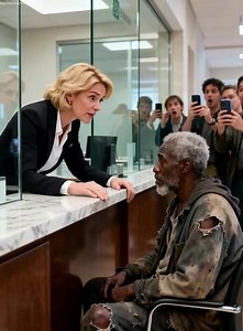 La directrice générale d'une banque insulte un vieil homme noir qui...