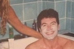 Simon Cowell looks very fresh-faced in picture of BGT judge having a bath in cheeky throwback