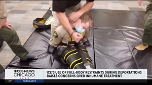 ICE's use of full-body restraints during deportations raises concerns over inhumane treatment