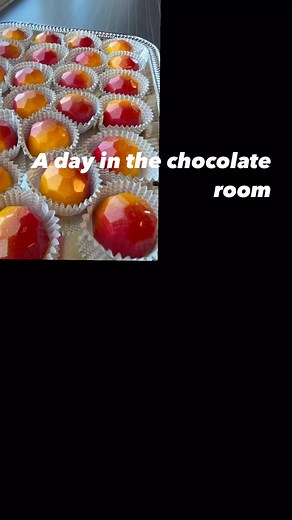 We made Passionfruit truffles today! #sweetdriver #passionfruit #valrhonasatilia | Sweet Driver Cafe & Chocolates