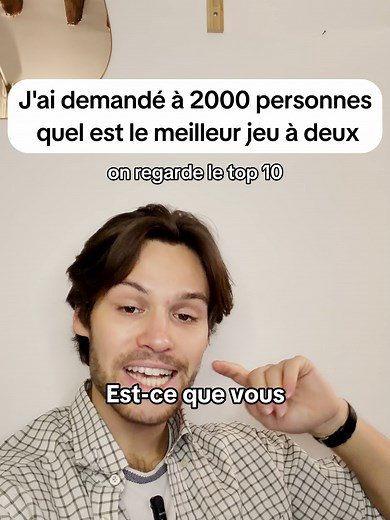 Les meilleurs jeux à deux de tous les temps ! Est ce que vous vous attendiez à ce classement ? Dites moi quel classement vous voulez que je fasse ensuite. #jeux #jds #couple #cadeau #noël #jeudesociété #boardgame