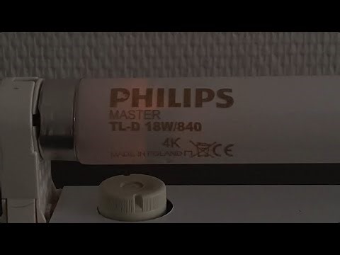 EOL Fluorescent Tube #15 | PHILIPS MASTER TL-D 18w/840 (October 2014) | EOL FAIL