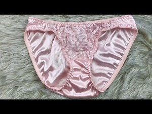 MY PRETTY LINGERIE UNDERWEAR (ALL PINK / WITH LACE FRONT) GLOSSY AND WET LOOK PANTIES COLLECTION