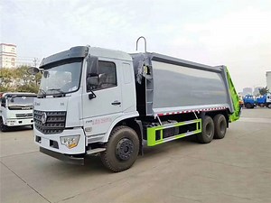[Hot Item] Dongfeng 18 Cubic Special Bottom Rear Double Bridge Compression Garbage Truck