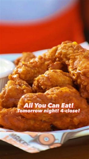 Weekly reminder! Hooters is serving up All You Can Eat BONE IN breaded or naked wings Wednesday from 4-close😍 soooo many flavors to try!✨ | Hooters