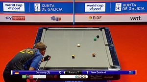 Even scores after the opening couple of racks New Zealand have an incredibly difficult job ahead of them - searching for their first ever win at the #WorldCupofPool 🌎 | Matchroom Pool