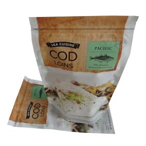 [Hot Item] Plastic Packaging Bag Frozen Food Packaging with Zipper for Fish