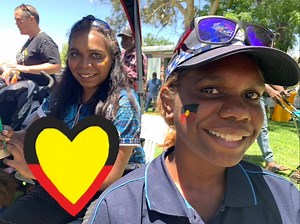 2.8K views · 74 reactions | Aboriginal Liaison Officer and Pitjantjatjara woman Christine Woods celebrates NAIDOC Week. | Northern Territory Police Force | Facebook