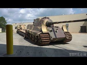 Moving the Tiger II "332" into its forever home at NACC Ft. Benning